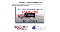 Desktop Screenshot of latacungaradio.com