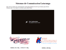 Tablet Screenshot of latacungaradio.com
